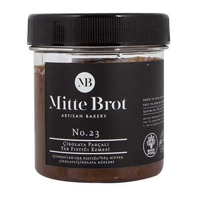 Mitte Brot Çikolata Parçacıklı Yer Fıstığı Ezmesi