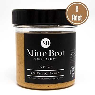 Mitte Brot Yer Fıstığı Ezmesi 350 Gr 2 Adet
