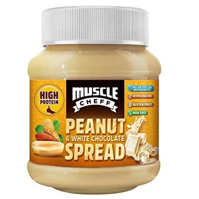 Muscle Cheff Beyaz Çikolatalı Yer Fıstığı Kreması 350 Gr