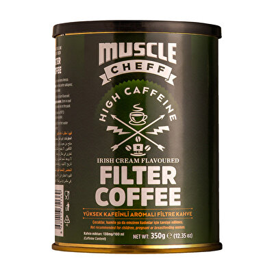 Muscle Cheff High Caffeine Filter Coffee Metal Kutu 350 Gr 