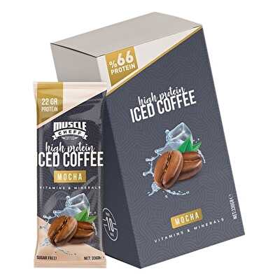 Muscle Cheff High Protein Iced Coffee 33 Gr 10 Saşe