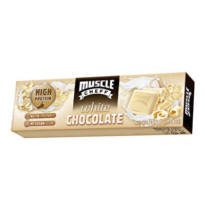 Muscle Cheff Proteinli Beyaz Çikolata 35 Gr