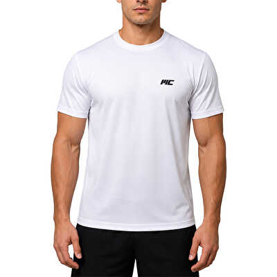 MuscleCloth Dry Touch Kısa Kollu T-Shirt Beyaz