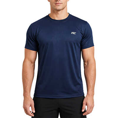 MuscleCloth Dry Touch Kısa Kollu T-Shirt Lacivert