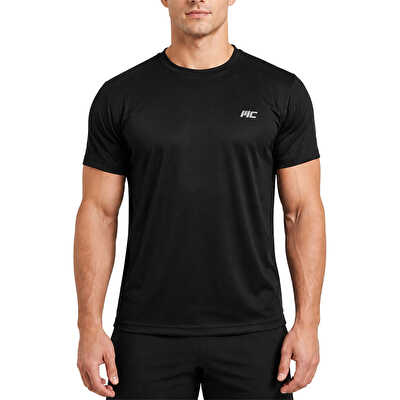 MuscleCloth Dry Touch Kısa Kollu T-Shirt Siyah