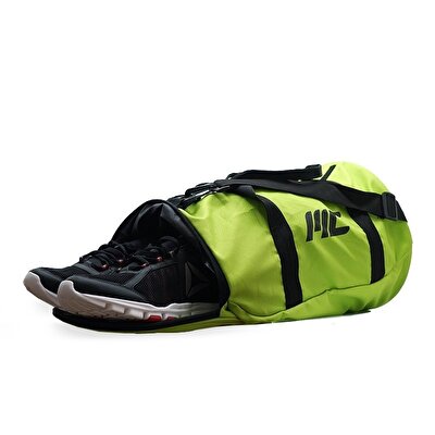 MuscleCloth Fitness Silindir Spor Çanta Yeşil