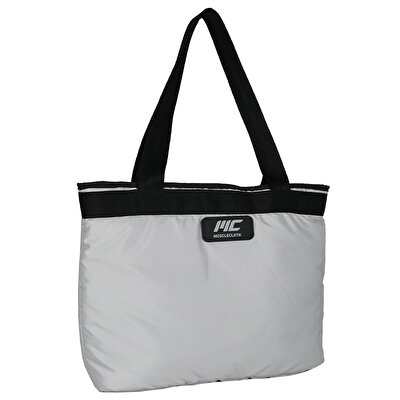 MuscleCloth Gym Tote Bag Kadın Spor Çanta Açık Gri