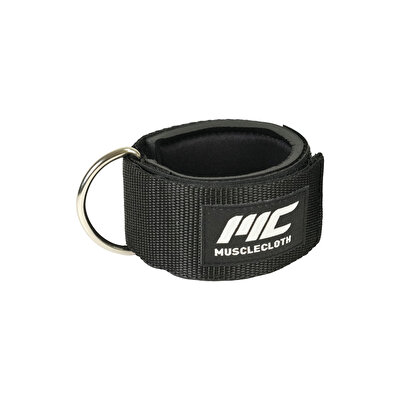 MuscleCloth Padded Ankle Cuff Tekli Paket Siyah