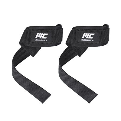MuscleCloth Padded Lifting Straps Siyah