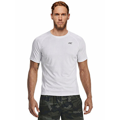 MuscleCloth Running Kısa Kollu T-Shirt Beyaz