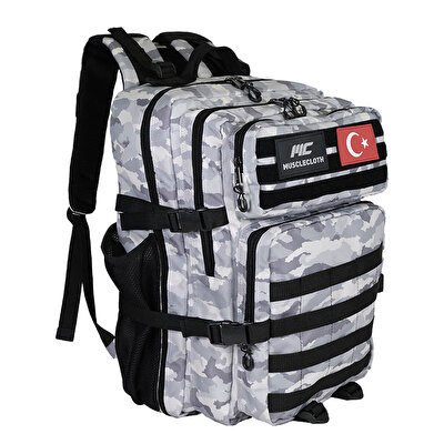 MuscleCloth Tactical Sırt Çantası Gri Kamuflaj