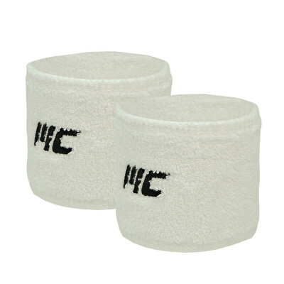 MuscleCloth Training Havlu Bileklik 2'li Paket Beyaz