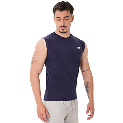 MuscleCloth Training Kolsuz T-Shirt İndigo