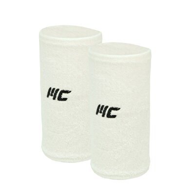 MuscleCloth Training Uzun Havlu Bileklik 2'li Paket Beyaz