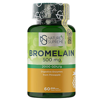 Nature's Supreme Bromelain 60 Kapsül