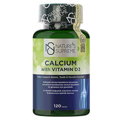 Nature's Supreme Calcium with Vitamin D3 120 Tablet
