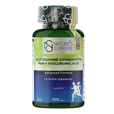 Nature's Supreme Glucosamine Chondroitin MSM + Hyaluronic Acid 120 Tablet