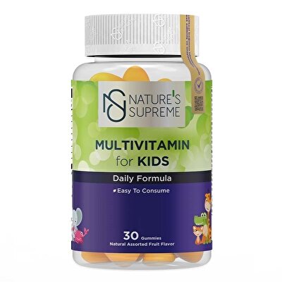 Nature's Supreme Gummies Multivitamin for Kids 30 Çiğnenebilir Form
