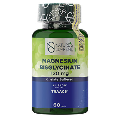 Nature's Supreme Magnesium Bisglycinate 120 Mg 60 Tablet