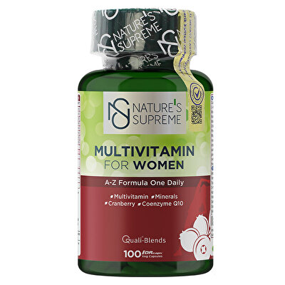 Nature's Supreme Multivitamin for Women 100 Kapsül