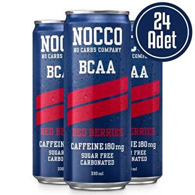 Nocco Bcaa 330 mL 24 Adet Çilek Ahududu Aromalı