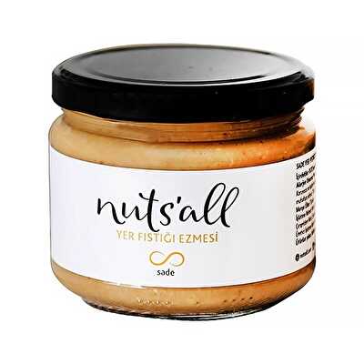 Nuts'all Sade Yer Fıstığı Ezmesi 280 Gr