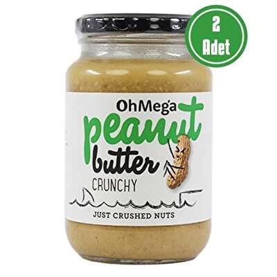 Ohmega Parçalı Yer Fıstığı Ezmesi 400 Gr 2 Al 1 Öde