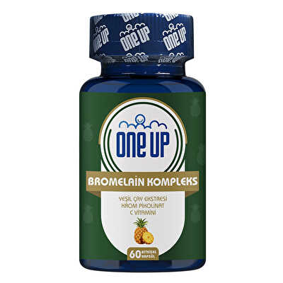 One Up Bromelain Kompleks 60 Kapsül