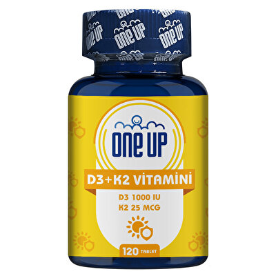 One Up D3 + K2 Vitamini 120 Tablet