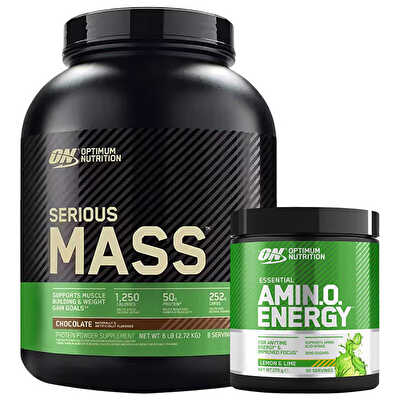 Optimum Serious Mass 2727 Gr + Essential Amino Energy 270 Gr Kombinasyonu