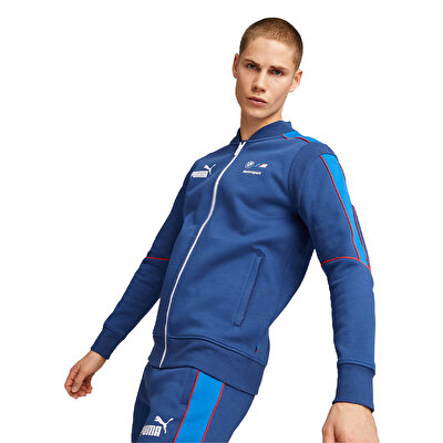 Puma Bmw Mms Mt7 Fermuarlı Sweatshirt Mavi
