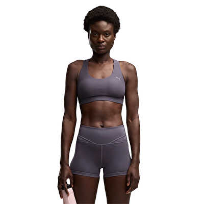 Puma Cloudspun Bra Sporcu Sütyeni Gri