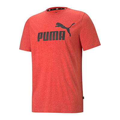 Puma Ess Heather Tee T-Shirt Kırmızı