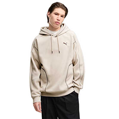 Puma Essentials Elevated Relaxed Winterized Kapüşonlu Sweatshirt Bej