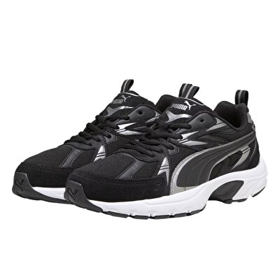 Puma Milenio Tech Suede Unisex Ayakkabı Siyah
