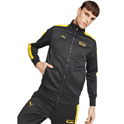 Puma Porsche Legacy MT7 Fermuarlı Sweatshirt Siyah