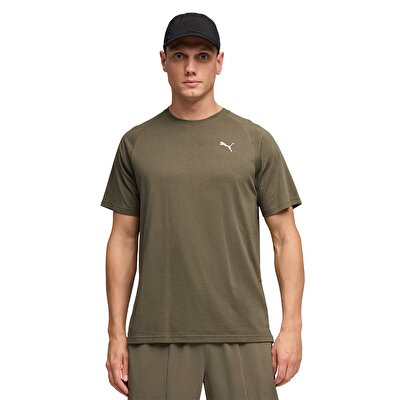 Puma PWRTRAIN Triblend Kısa Kollu T-Shirt Yeşil