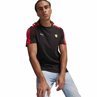 Puma Scuderia Ferrari Race MT7 Kısa Kollu T-Shirt Siyah