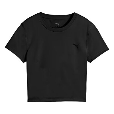 Puma Strong Cross Back Kadın Kısa Kollu T-Shirt Siyah