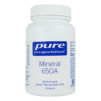 Pure Encapsulations Mineral 650A 90 Kapsül
