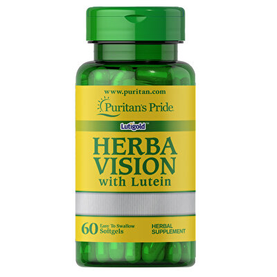 Puritan's Pride Herbavision with Lutein and Bilberry 60 Kapsül