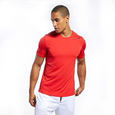 Reebok Workout Ready Tech Kısa Kollu T-Shirt Kırmızı