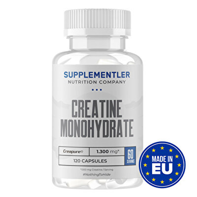 Supplementler.com Creatine (Creapure®) 120 Kapsül 