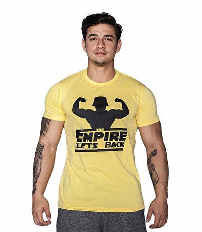 Supplementler.com Empire Lifts Back T-Shirt Sarı