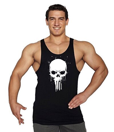 Supplementler.com Skull Fitness Atleti Siyah