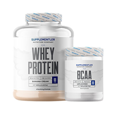  Supplementler.com Whey Protein 2000 Gr + BCAA 300 Gr Kombinasyonu
