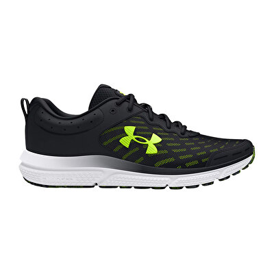 Under Armour Charged Assert 10 Ayakkabı Siyah Yeşil