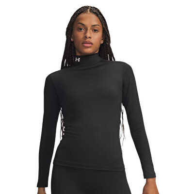 Under Armour ColdGear Mock Kadın Uzun Kollu T-Shirt Siyah