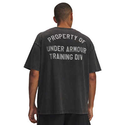 Under Armour Heavyweight Property Of UA Kısa Kollu T-Shirt Siyah