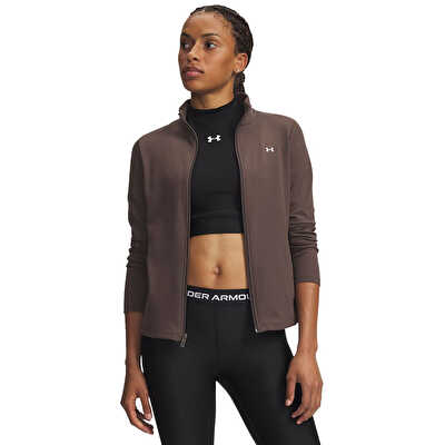 Under Armour Motion Kadın Fermuarlı Sweatshirt Kahverengi